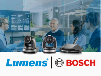Lumens捷揚光電  and Bosch Establish Integration Partnership on Professional Conference Solutions