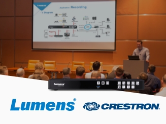 Lumens Integrates LC200 CaptureVision System with Crestron Control System
