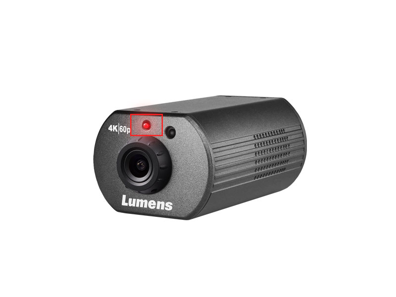 Lumens VC-BC301P 4K IP POV Camera ไฟแสดงสถานะ & Compact Design